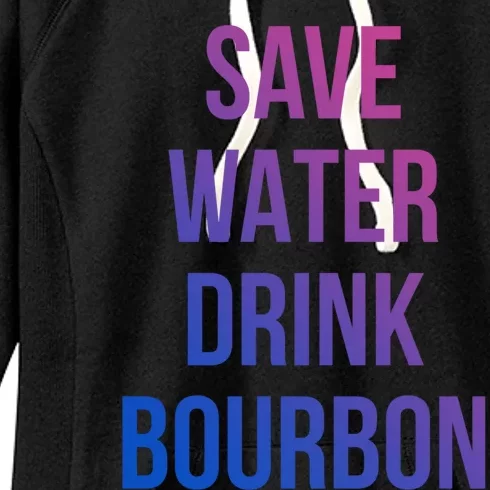 Save Water Bourdon Lover Gift Women's Fleece Hoodie