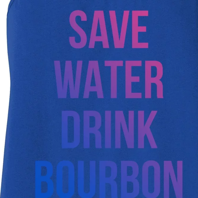 Save Water Bourdon Lover Gift Women's Racerback Tank