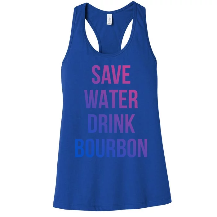 Save Water Bourdon Lover Gift Women's Racerback Tank