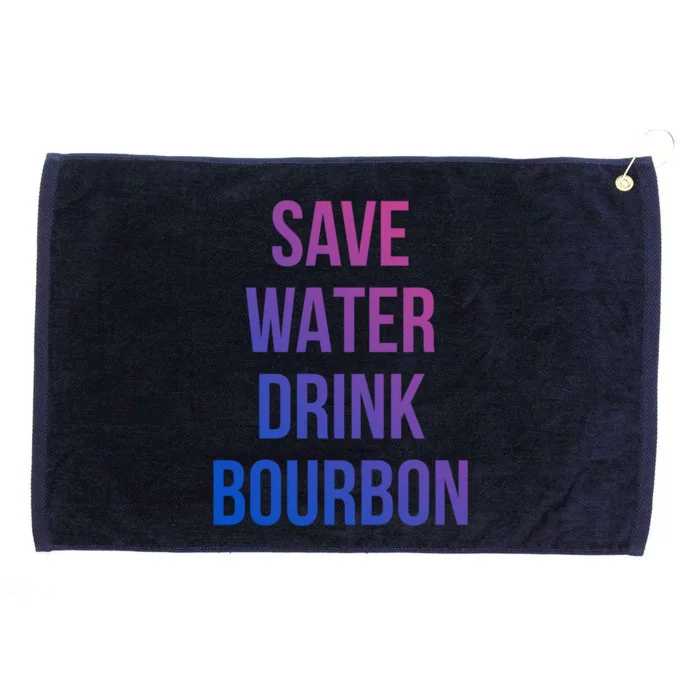 Save Water Bourdon Lover Gift Grommeted Golf Towel