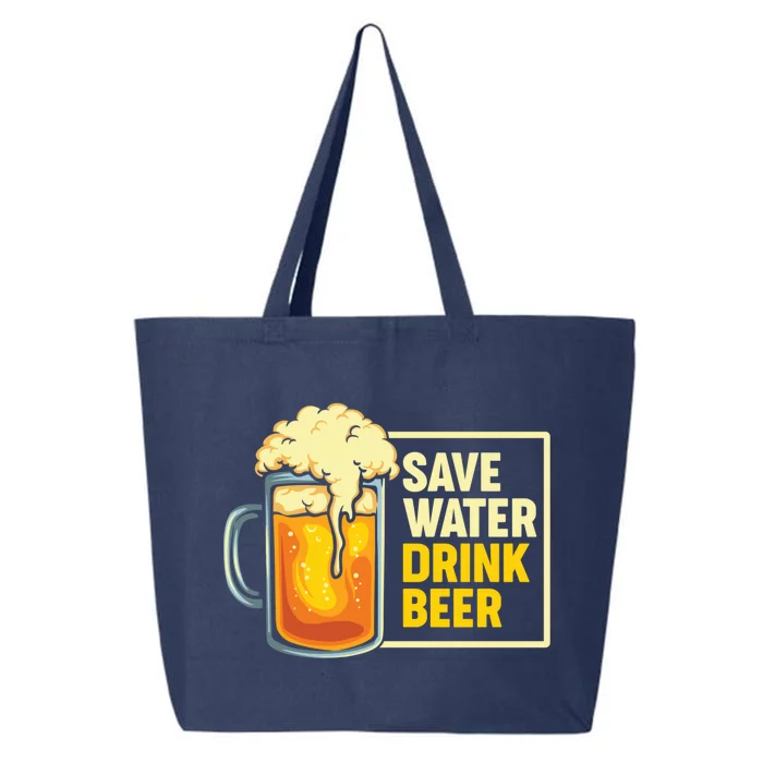 Save Water Beer Cute Gift 25L Jumbo Tote