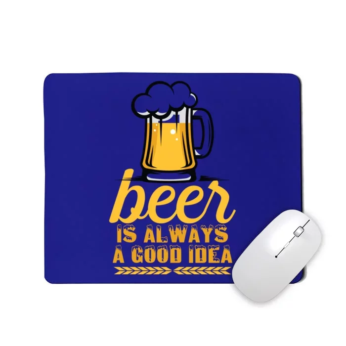 Save Water Beer Gift Mousepad