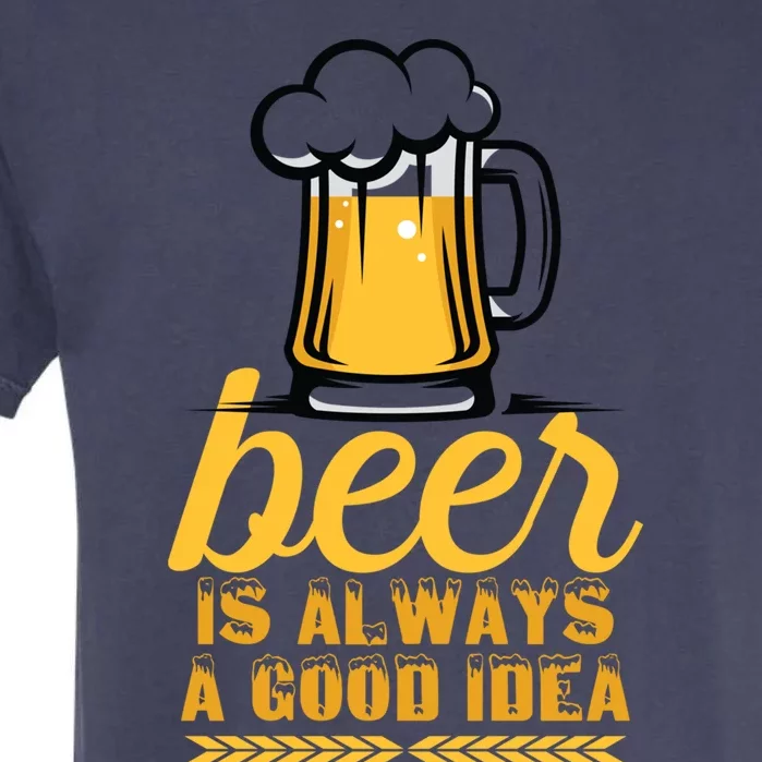 Save Water Beer Gift Garment-Dyed Heavyweight T-Shirt