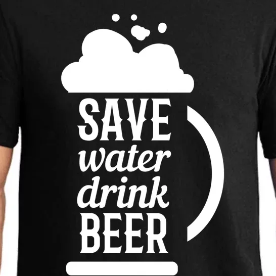 Save Water Beer Beer Lover Gift Pajama Set