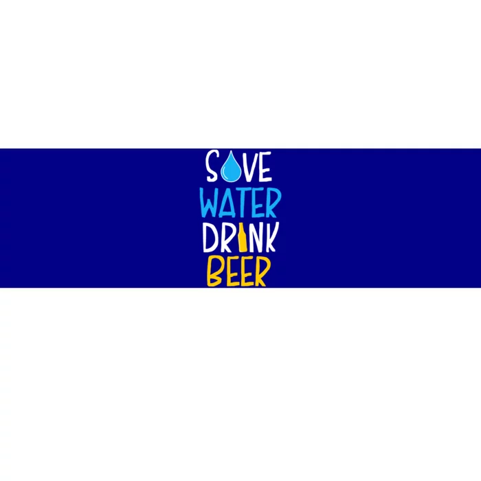 Save Water Beer Cool Gift Bumper Sticker