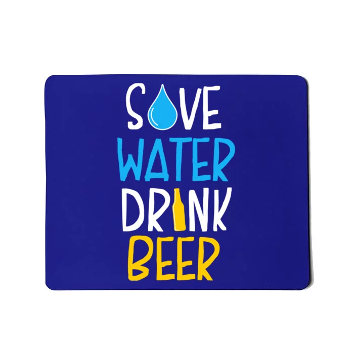 Save Water Beer Cool Gift Mousepad