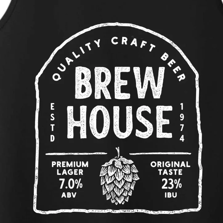 Save Water Beer Brew House Quality Craft Estd 1974 Meaningful Gift Performance Tank