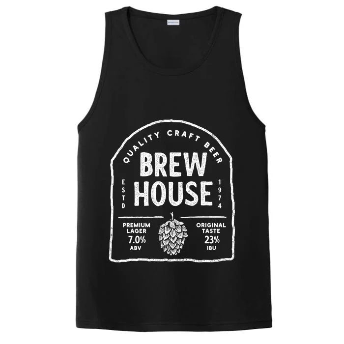 Save Water Beer Brew House Quality Craft Estd 1974 Meaningful Gift Performance Tank