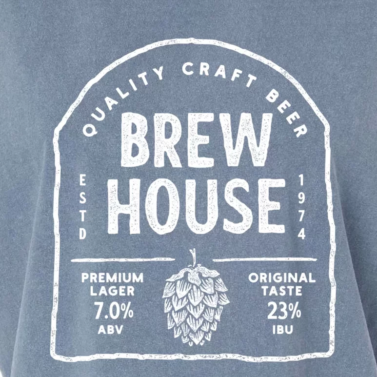 Save Water Beer Brew House Quality Craft Estd 1974 Meaningful Gift Garment-Dyed Women's Muscle Tee