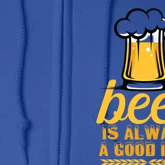 Save Water Beer Meaningful Gift Full Zip Hoodie