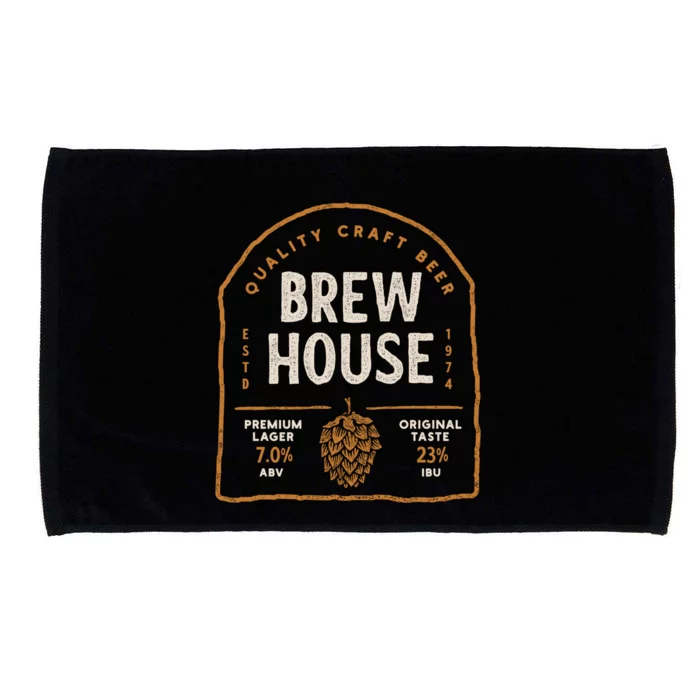 Save Water Beer Brew House Quality Craft Estd 1974 Gift Microfiber Hand Towel