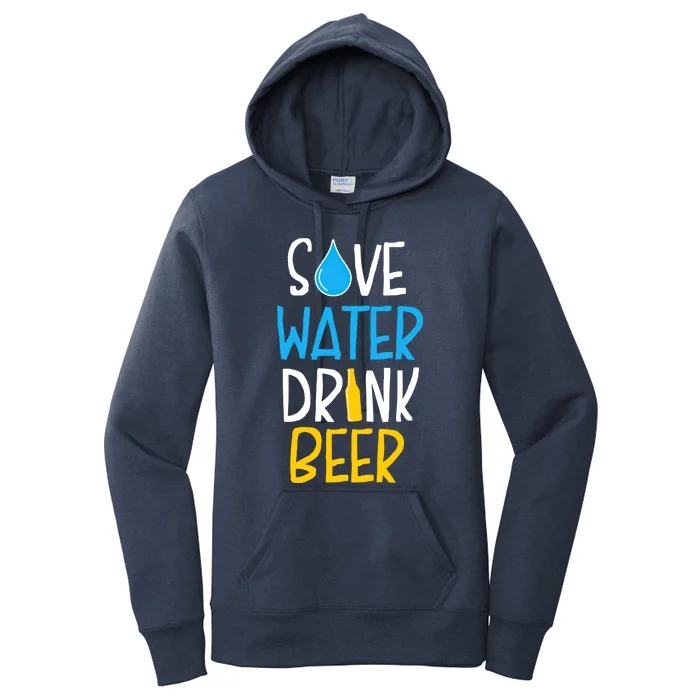 Save Water Beer Gift Women's Pullover Hoodie