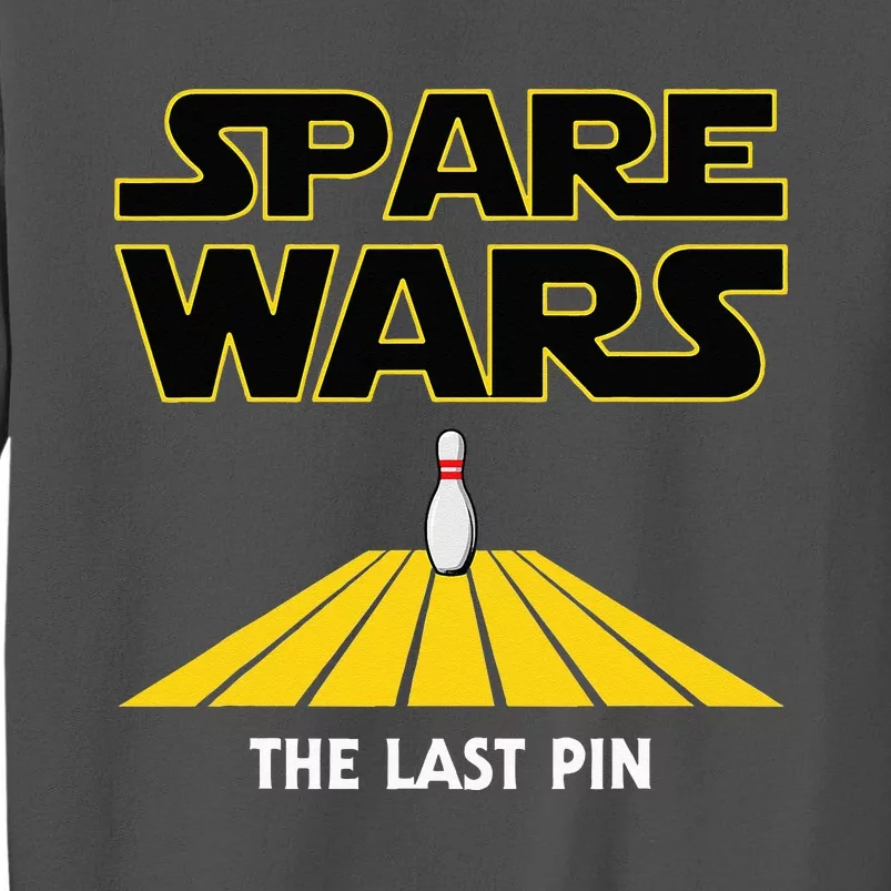 Spare Wars Bowler & Bowling Parody Tall Sweatshirt