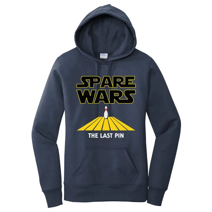 Spare Wars Bowler & Bowling Parody Women's Pullover Hoodie