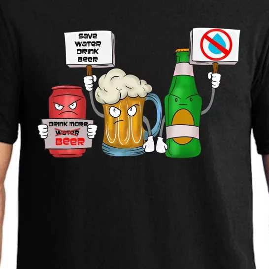 Save Water Beer More Beer Gift Pajama Set