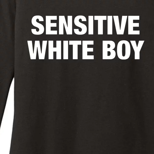 Sensitive White Boy Womens CVC Long Sleeve Shirt