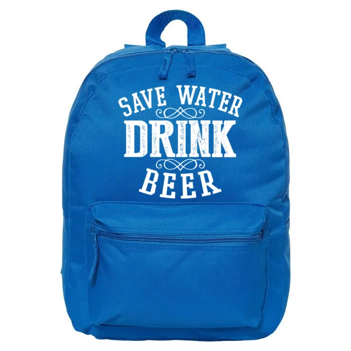 Save Water Beer Funny Ing Alcohol Party Gift 16 in Basic Backpack