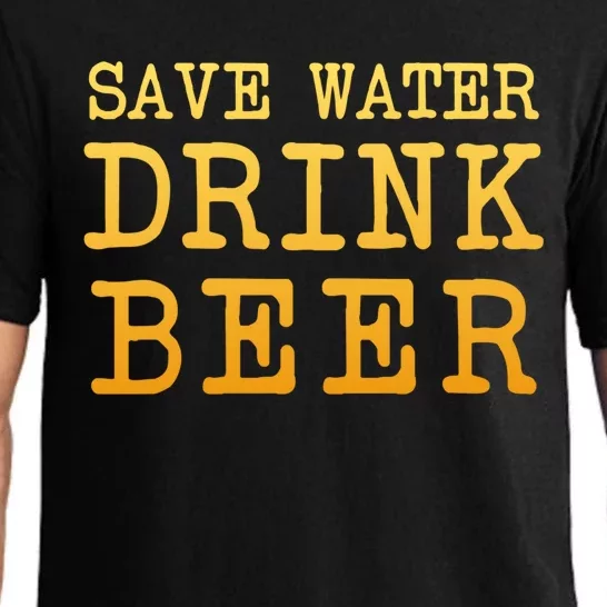 Save Water Beer Funny Joke Brewmaster Craft Home Brew Cool Gift Pajama Set