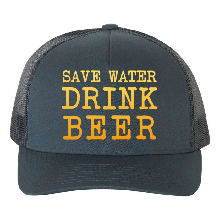 Save Water Beer Funny Joke Brewmaster Craft Home Brew Cool Gift Yupoong Adult 5-Panel Trucker Hat