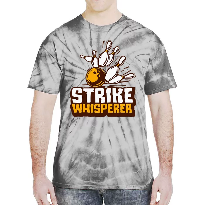 Strike Whisperer Bowling Tie-Dye T-Shirt