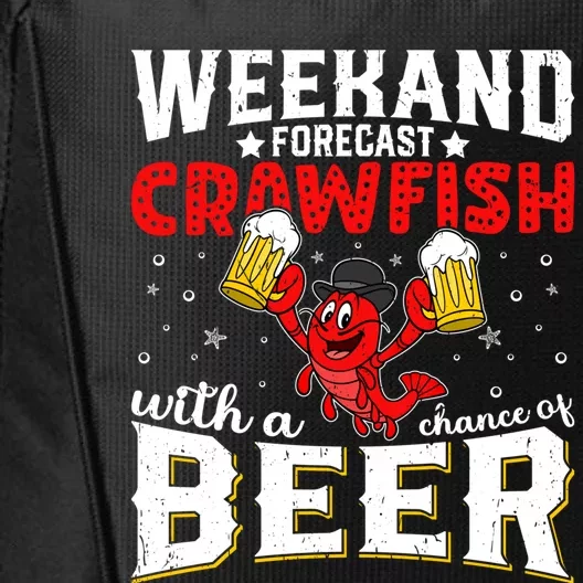 Seafood With Beer Crawfish Season Cajun Festival Party Gift City Backpack