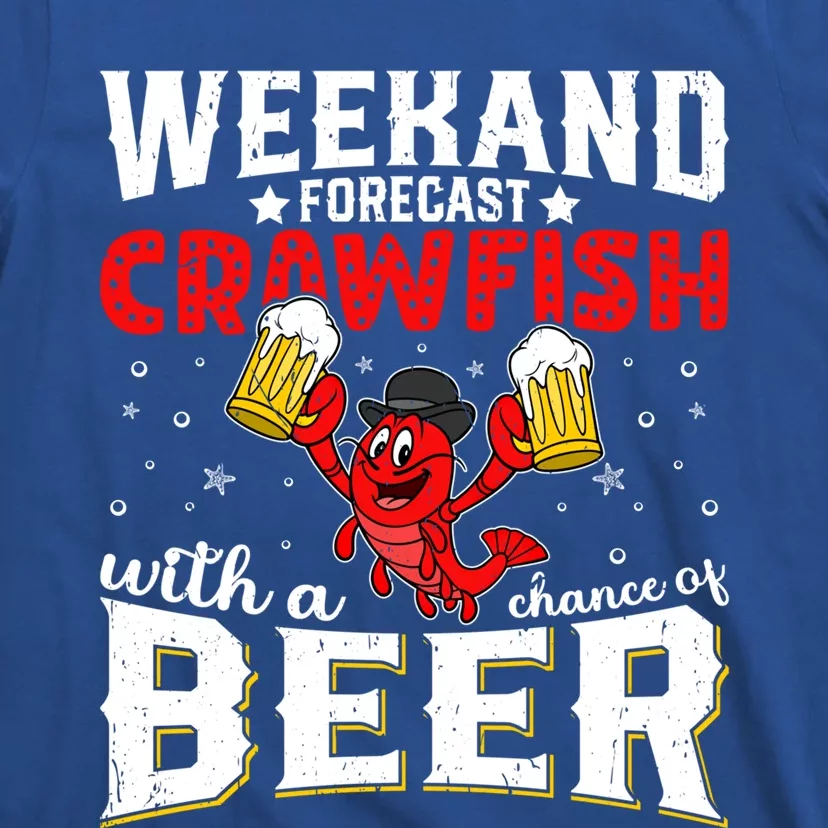 Seafood With Beer Crawfish Season Cajun Festival Party Gift T-Shirt