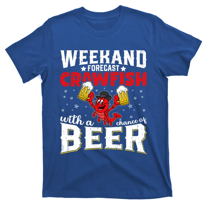 Seafood With Beer Crawfish Season Cajun Festival Party Gift T-Shirt