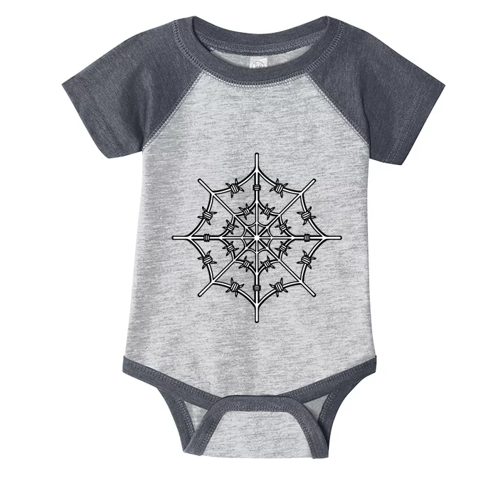 Spider Web Barbed Wire Infant Baby Jersey Bodysuit