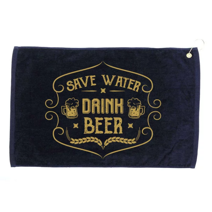 Save Water Beer Ipa Craft Beer Brewery Lager Stout Gift Grommeted Golf Towel