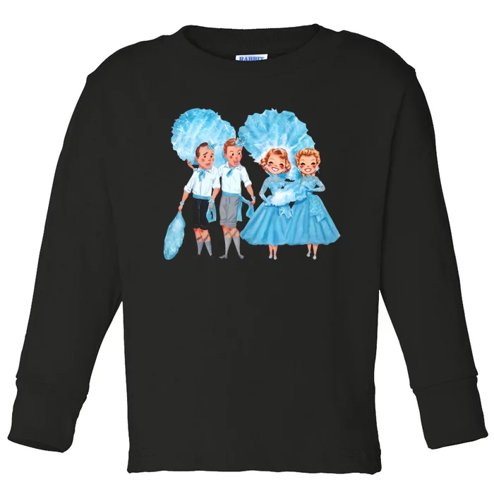 Sisters White Christmas Movie 1954 Xmas Snow Holiday Pajamas Toddler Long Sleeve Shirt