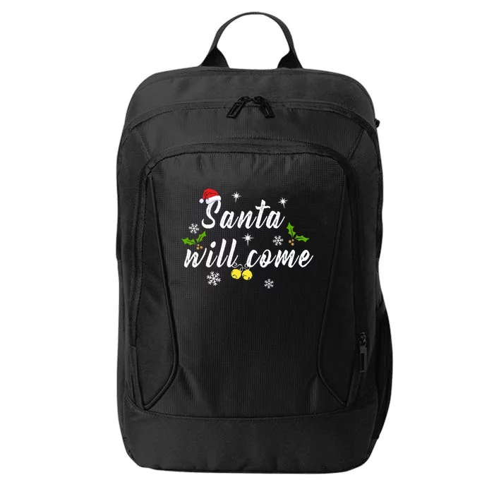 Santa Will Come | Merry Christmas City Backpack