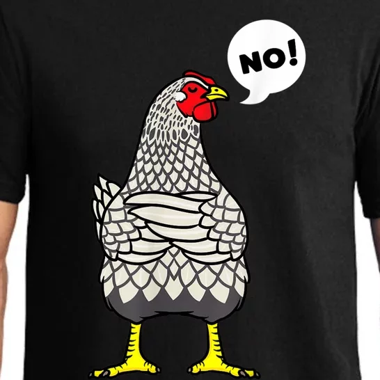 Stubborn Wyandotte Chicken Pajama Set