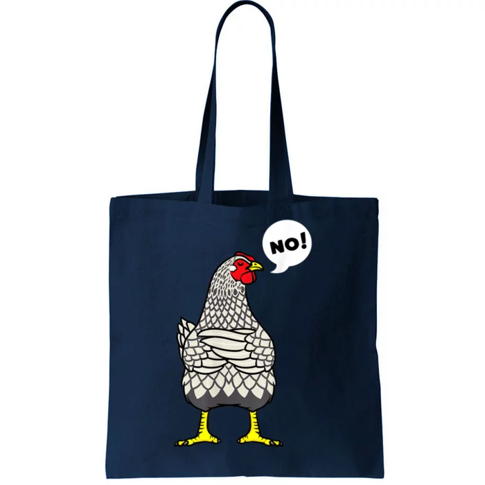 Stubborn Wyandotte Chicken Tote Bag