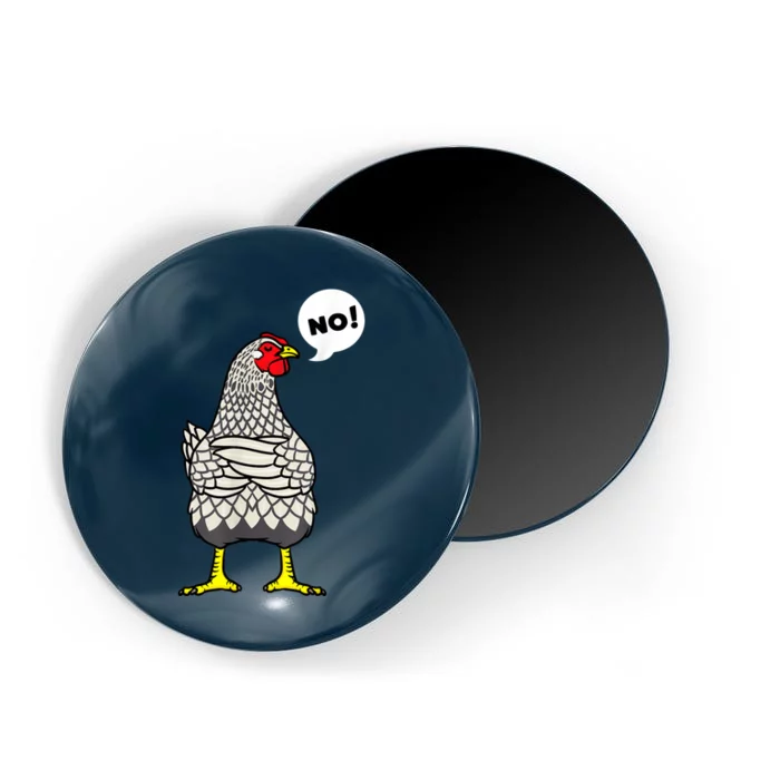 Stubborn Wyandotte Chicken Magnet