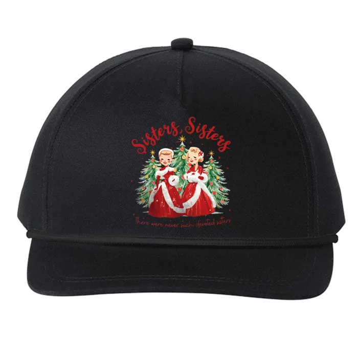 Sisters White Christmas Movie 1954 Xmas Snow Holiday Pajamas Snapback Five-Panel Rope Hat