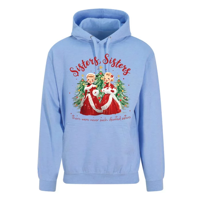 Sisters White Christmas Movie 1954 Xmas Snow Holiday Pajamas Unisex Surf Hoodie