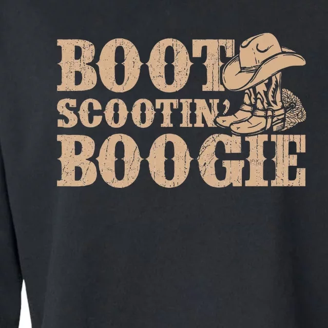 Southern Western Country Music Boot Scootin’ Boogie Cropped Pullover Crew