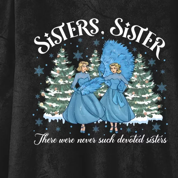 Sisters White Christmas Movie 1954 Xmas Snow Holiday Pajamas Hooded Wearable Blanket