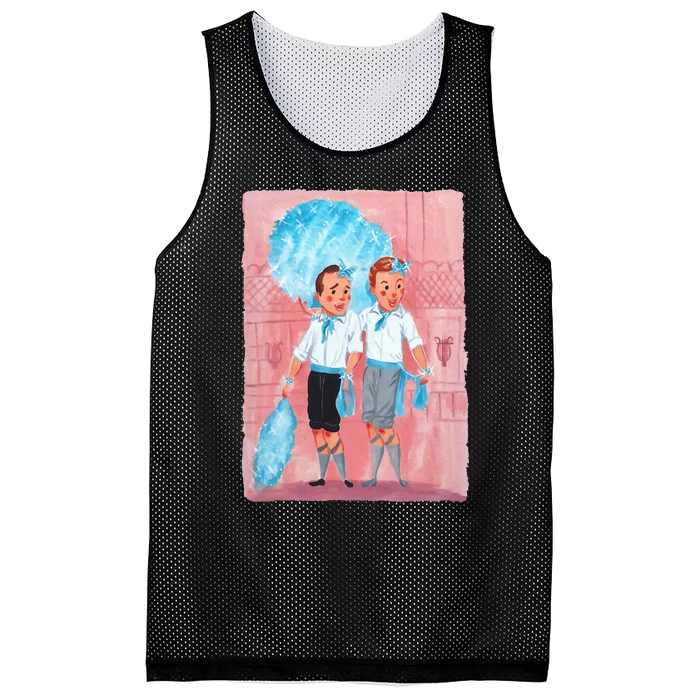 Sisters White Christmas Movie 1954 Xmas Snow Pajamas Holiday Mesh Reversible Basketball Jersey Tank