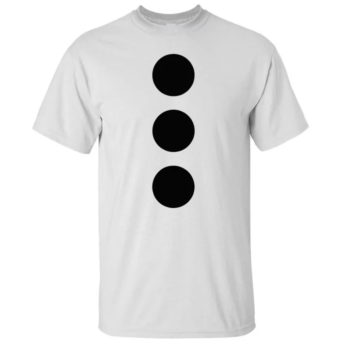 Snowman Winter Costume Tall T-Shirt