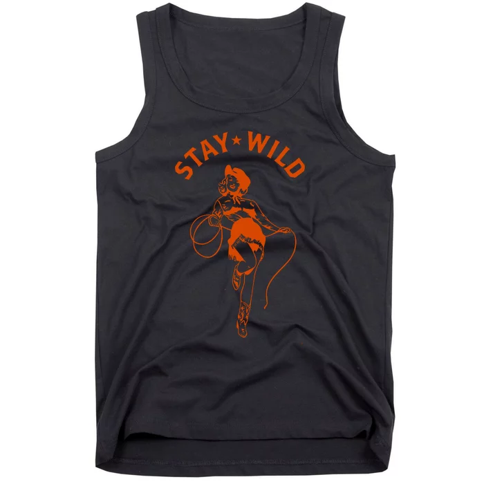 Stay Wild Cowgirl Oversized Tank Top