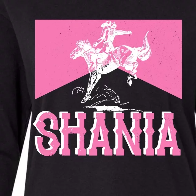 Shania Western Cowboy Womens Cotton Relaxed Long Sleeve T-Shirt