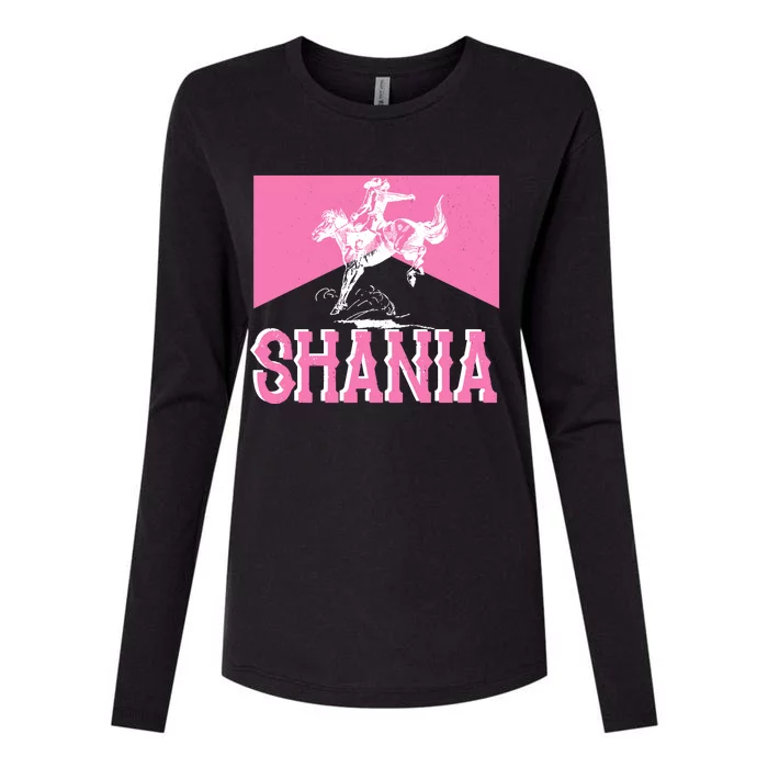 Shania Western Cowboy Womens Cotton Relaxed Long Sleeve T-Shirt