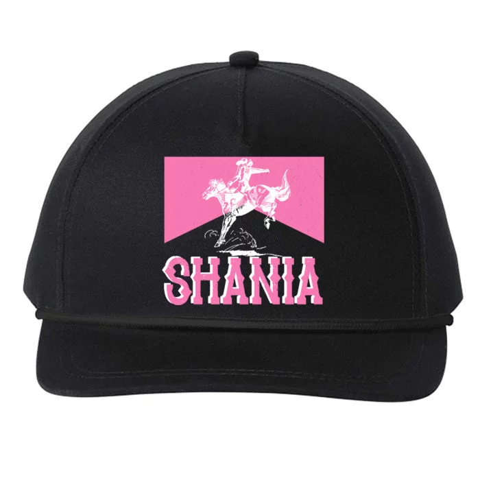 Shania Western Cowboy Snapback Five-Panel Rope Hat