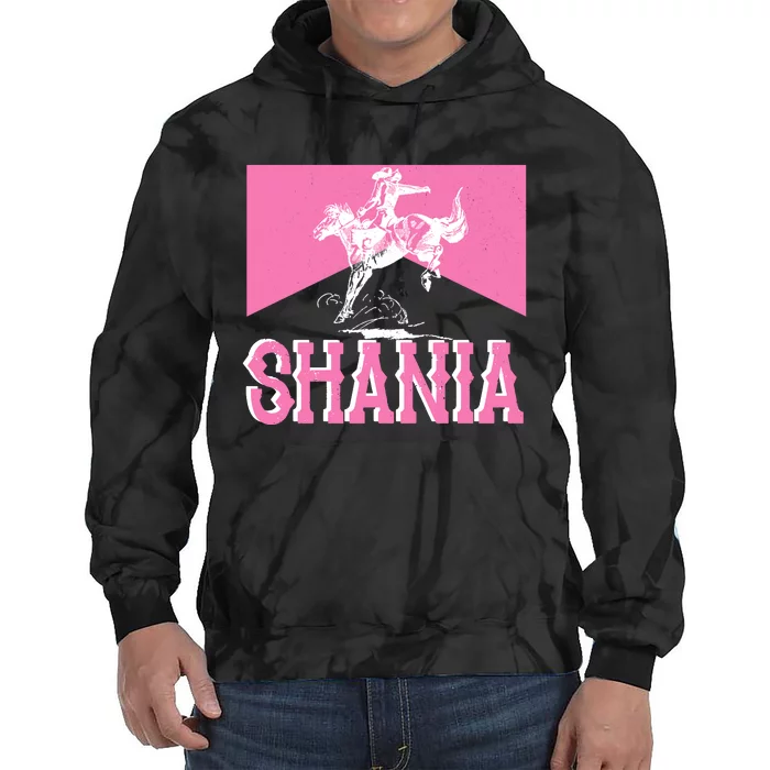 Shania Western Cowboy Tie Dye Hoodie