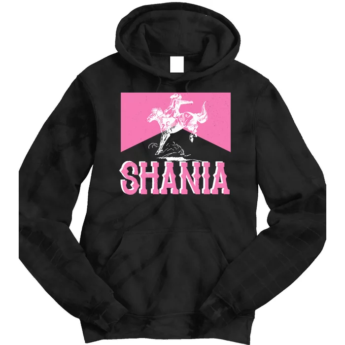 Shania Western Cowboy Tie Dye Hoodie