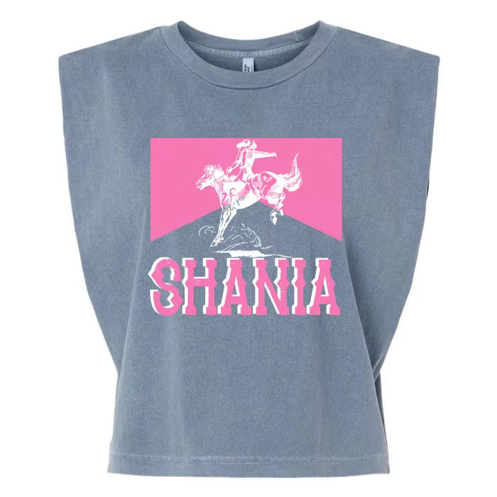 Shania Western Cowboy Garment-Dyed Women's Muscle Tee