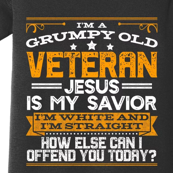 Straight White Christian Conservative Grumpy Baby Bodysuit