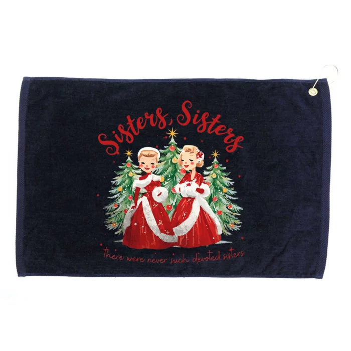 Sisters White Christmas Movie 1954 Xmas Snow Holiday Pajamas Grommeted Golf Towel