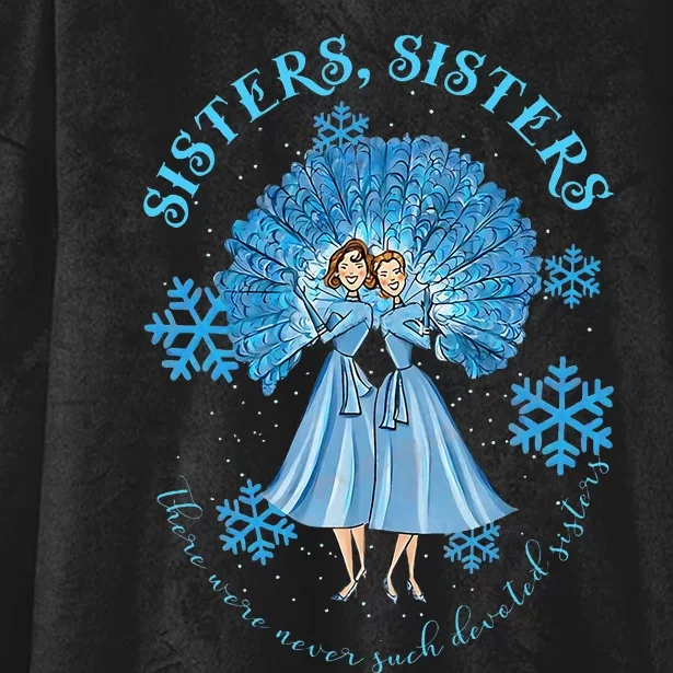 Sisters White Christmas Movie 1954 Snow Xmas Holiday Pajamas Hooded Wearable Blanket